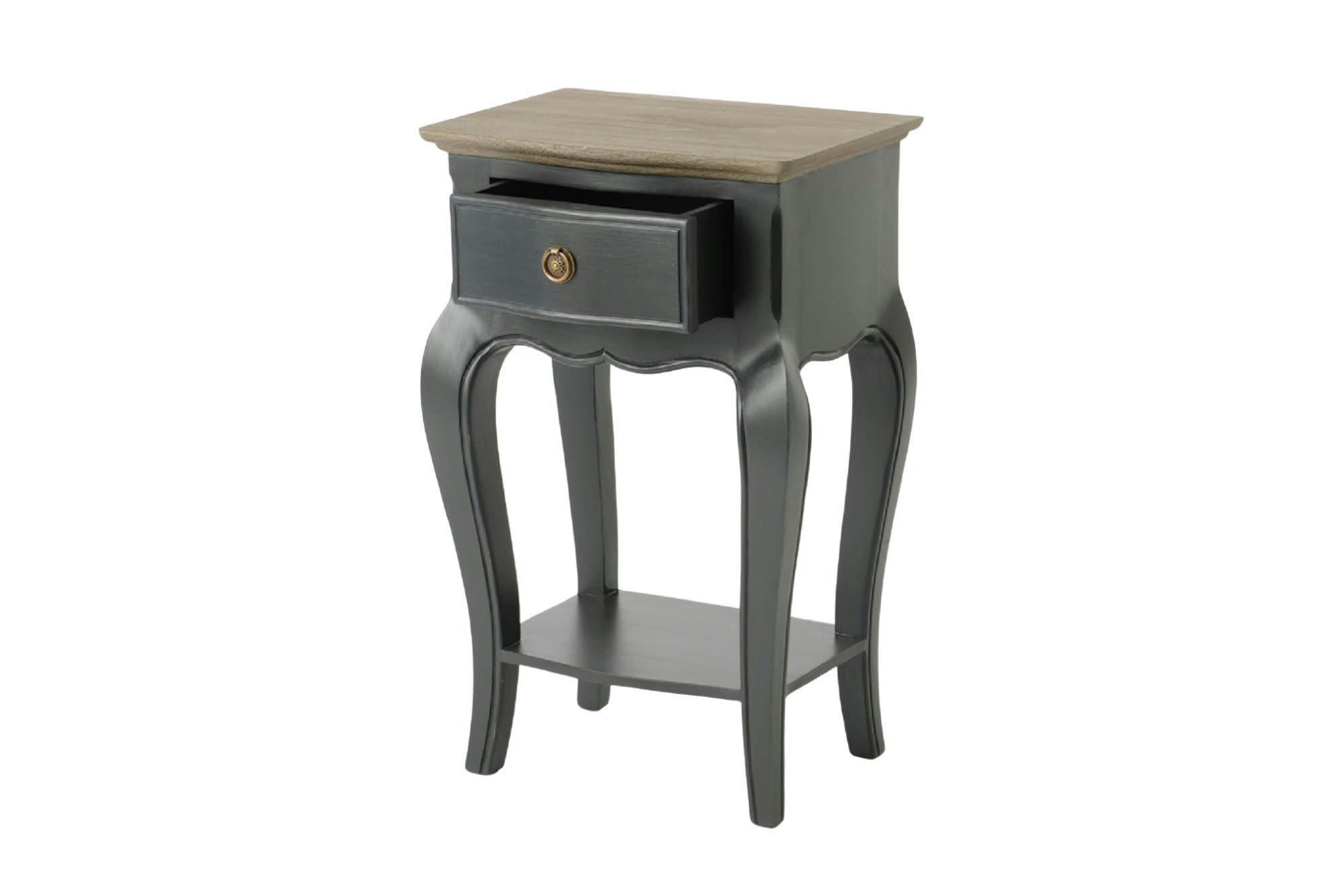 MADISON - Table de nuit en bois 1 tiroir 1 tablette