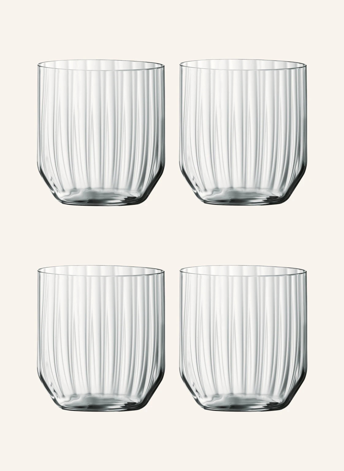 SPIEGELAU 4er-Set Whiskygläser LINEAR