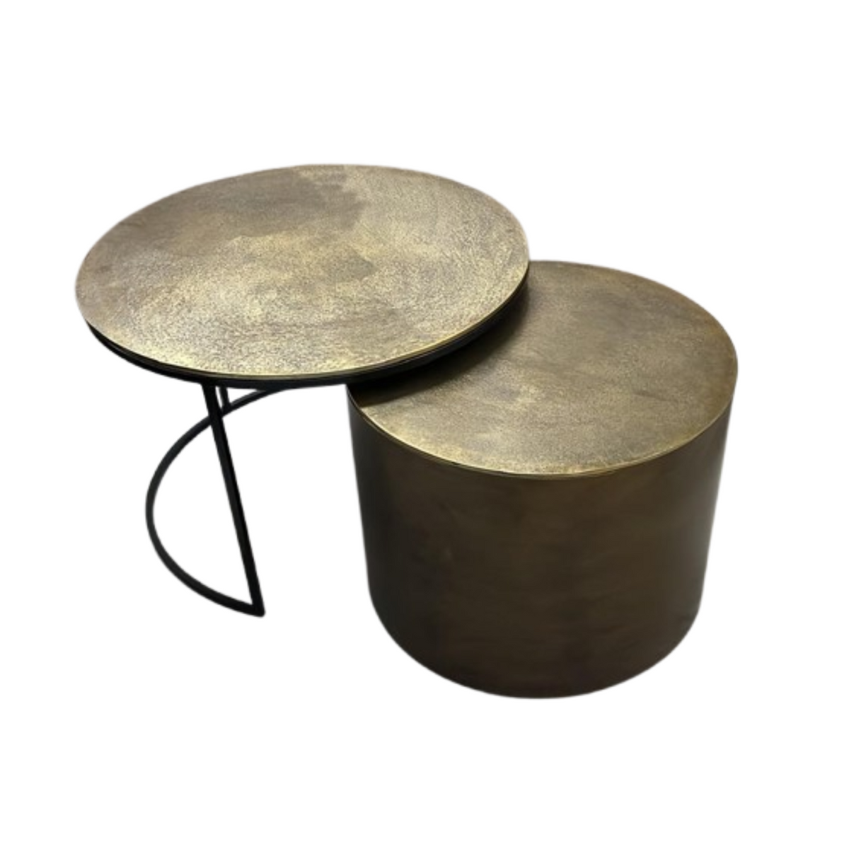 Starfurn salontafel Luna - goud - 75x75x45cm