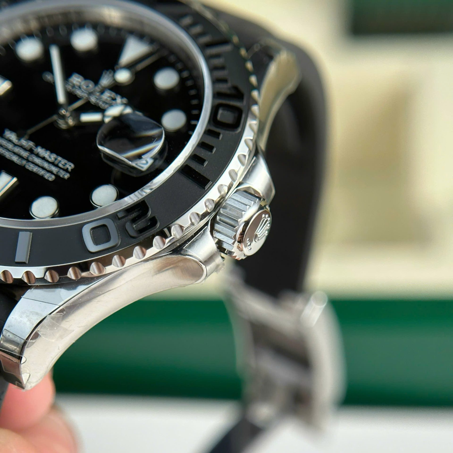 Rolex Yacht-Master 226659 904L Steel Black Dial 42mm Oysterflex Super Clone