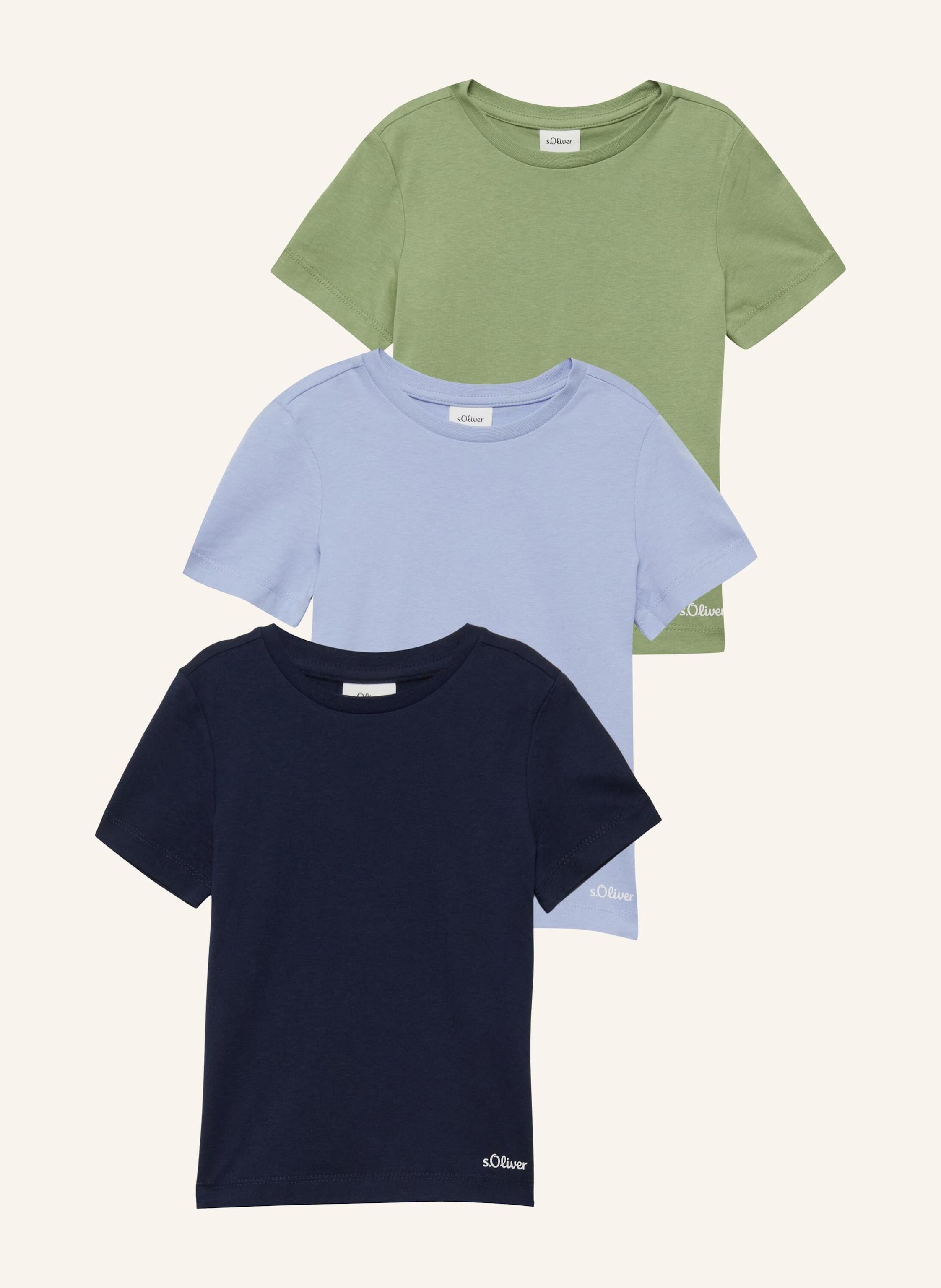 s.Oliver RED 3er-Pack T-Shirts
