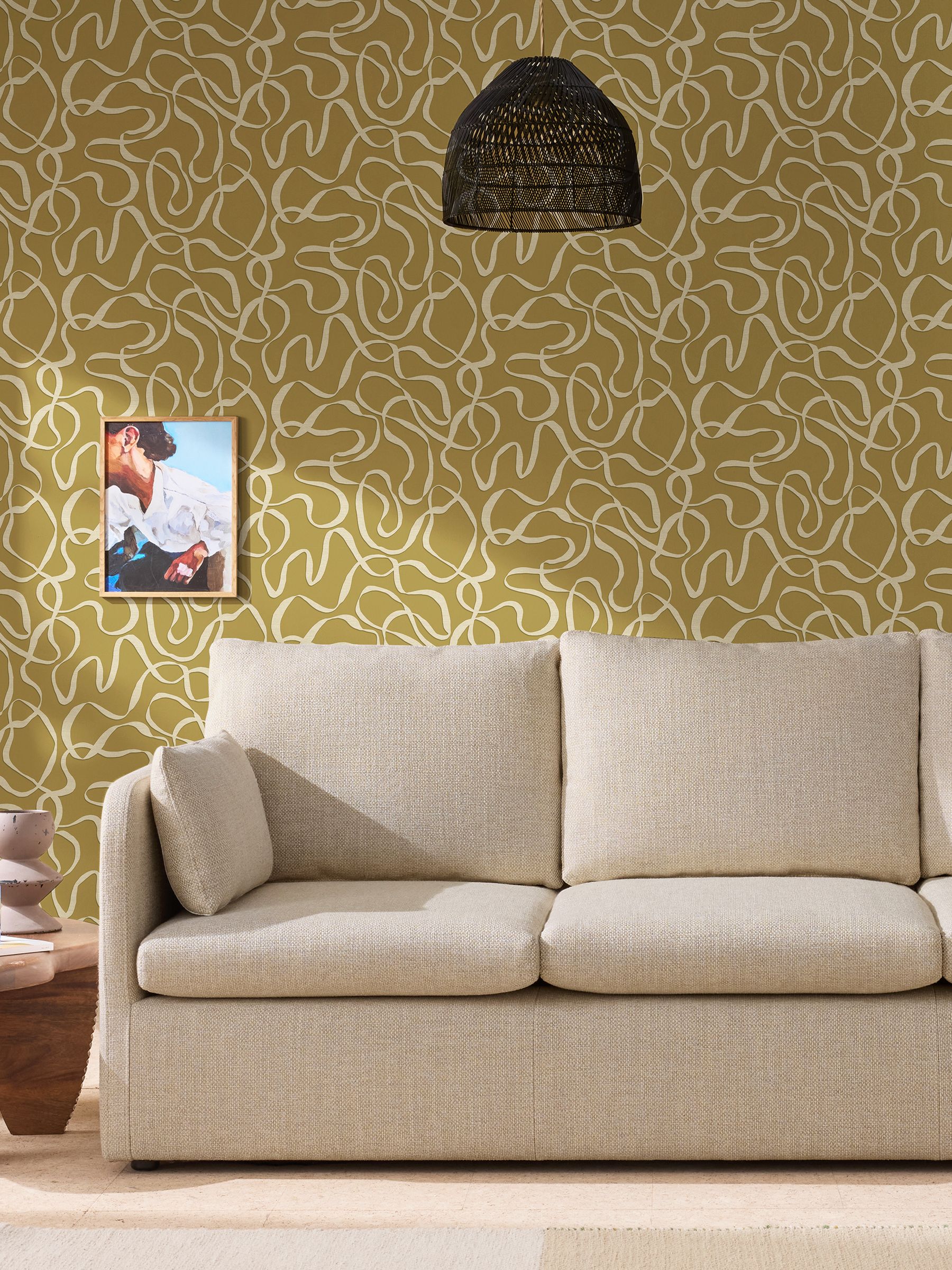 Varri 10M Wallpaper in Ochre