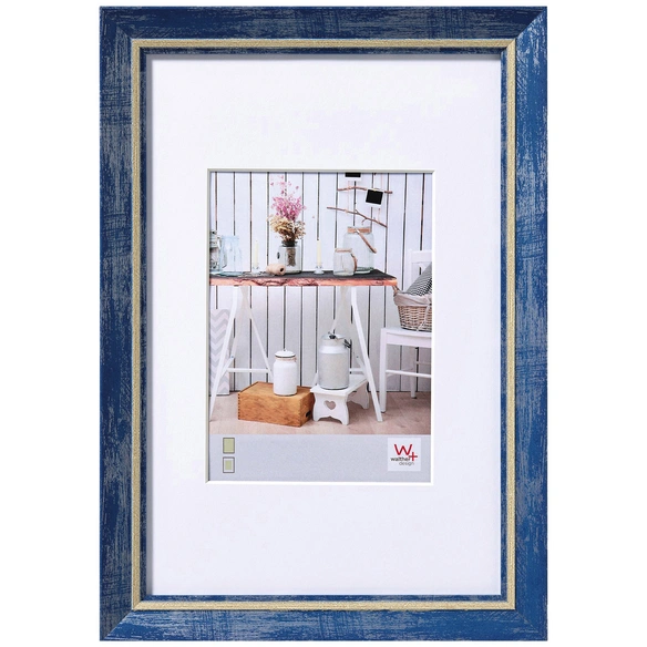 Bilderrahmen »Chalet«, BxL: 32,5 x 42,5 cm, blau, Kunststoff