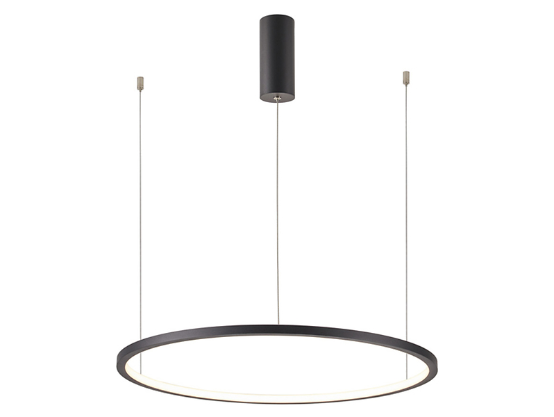 Lampa wisząca Vinola LED ze zmienną barwą światła czarna
