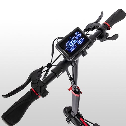 NNEMB Fusion 5 Electric Scooter-500W 48V 13Ah Lithium 50km Range 40km/h Quad Shocks 10 inch Tyres,