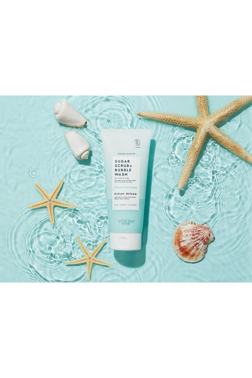 Voesh Scalp & Body Sugar Scrub - Clean Ocean