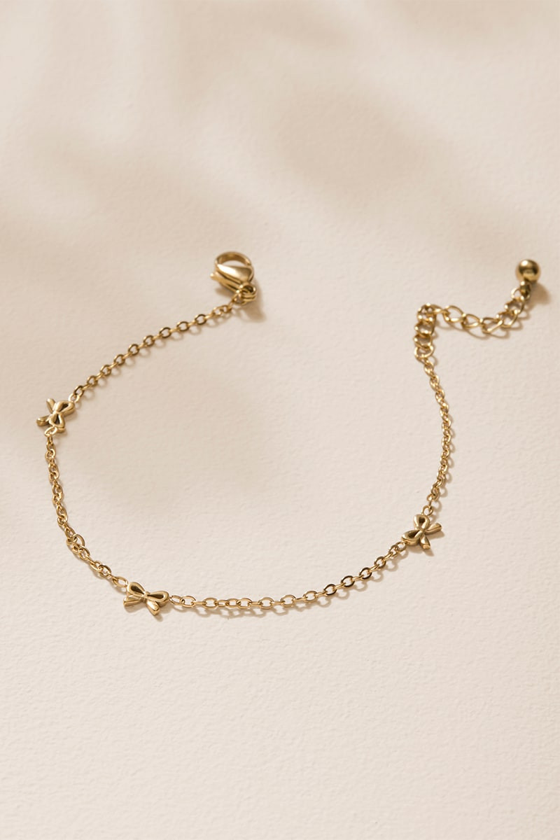 Joan Bow Station Stainless Steel Bracelet
