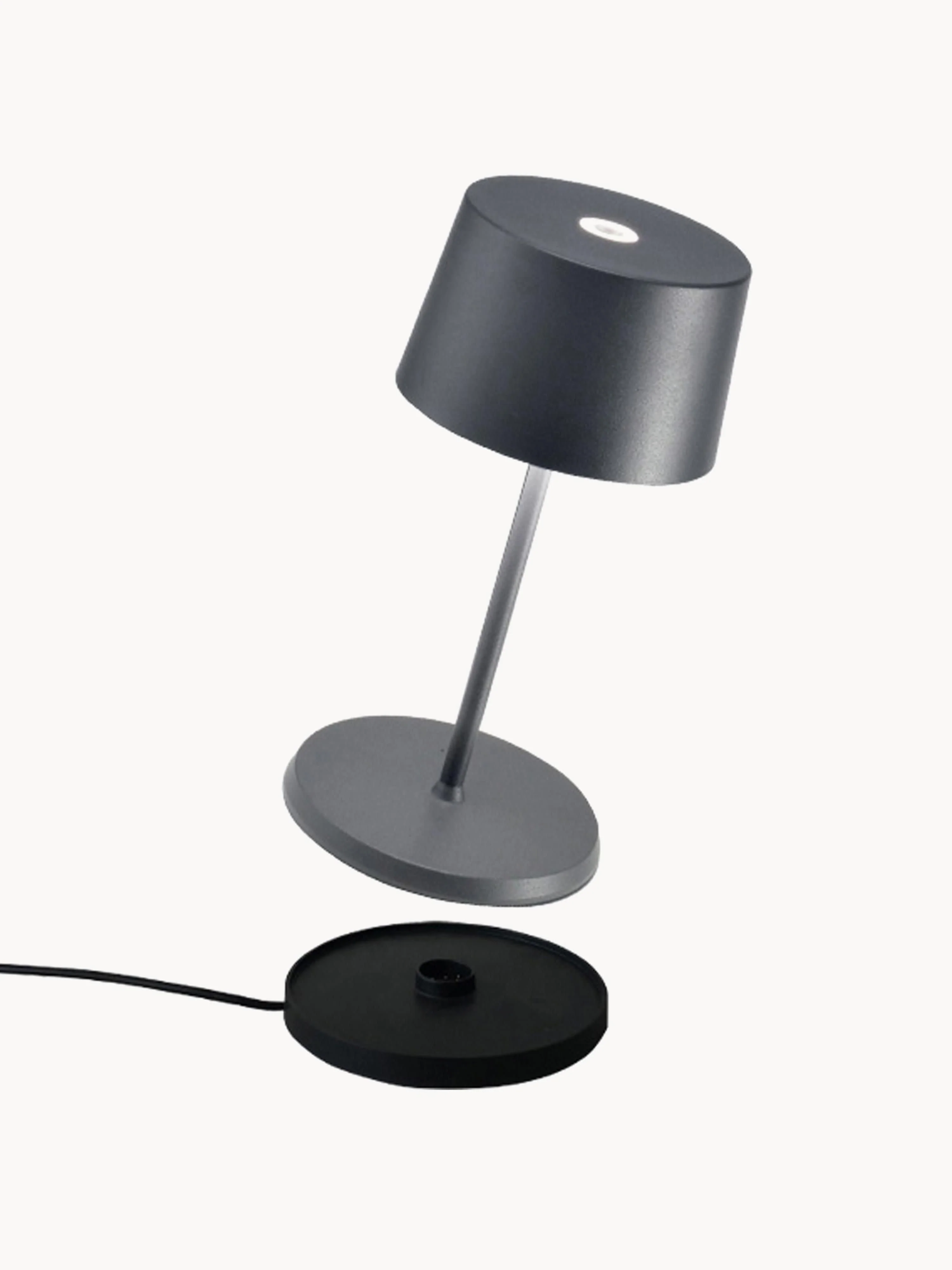 Kleine mobile LED-Tischlampe Olivia Mini Pro, dimmbar