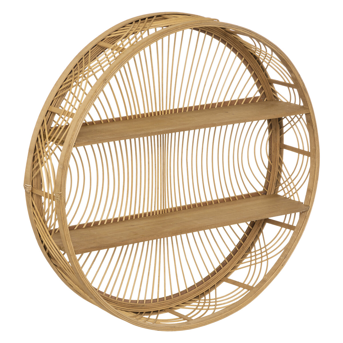 Wall shelf"Inacio" Bamboo, D.70 cm