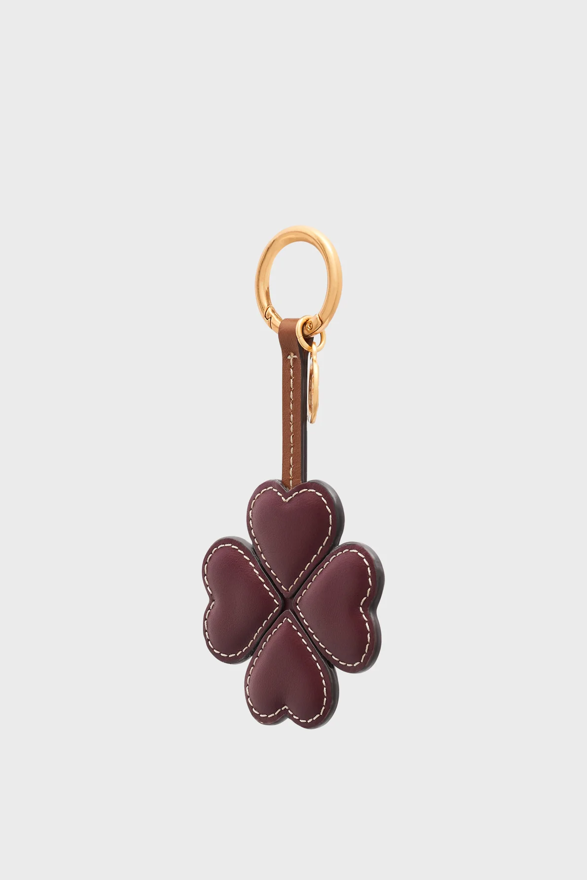 Charm en cuir – 4 FEUILLES GD