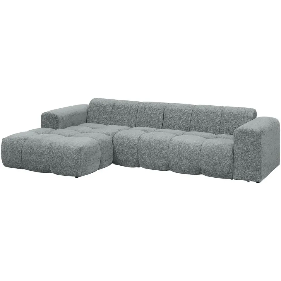 Hoekbank Beau links - Raven - grijs