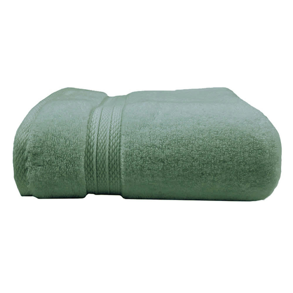 - Drap de douche  pur coton vert 70x140