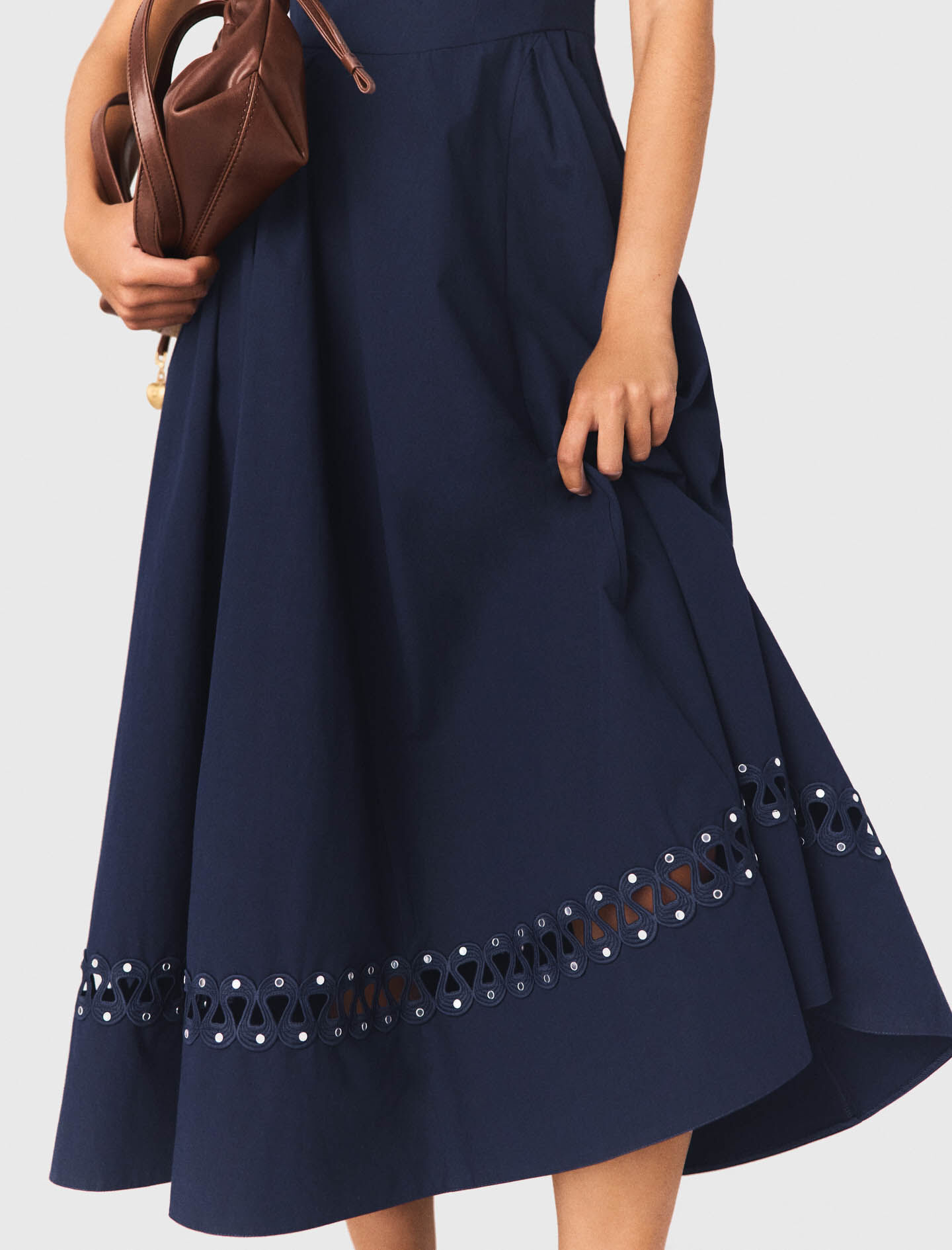 Robe midi évasée