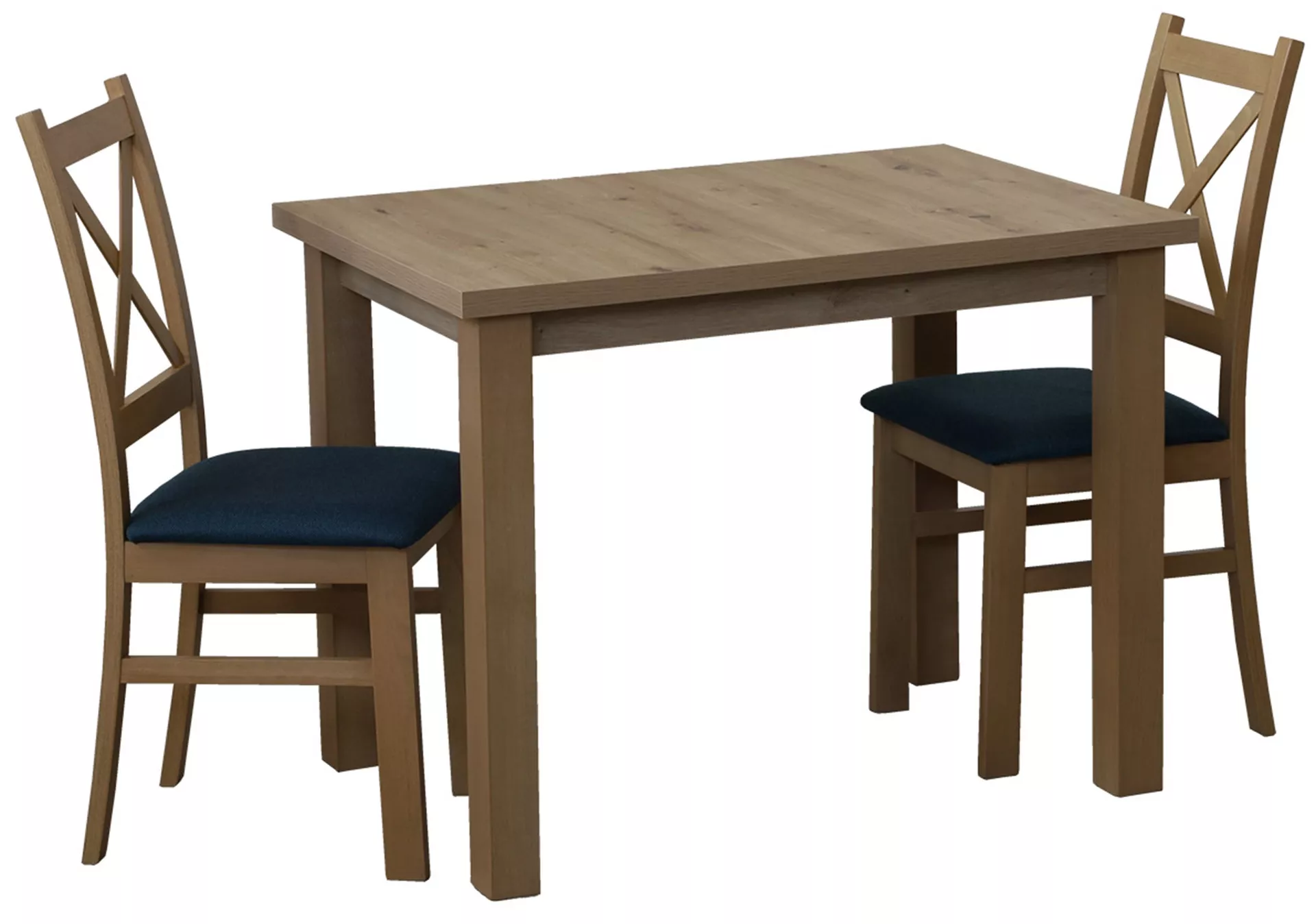 Zestaw stół 100x70 z 2 krzesłami M013-2 Dąb Artisan