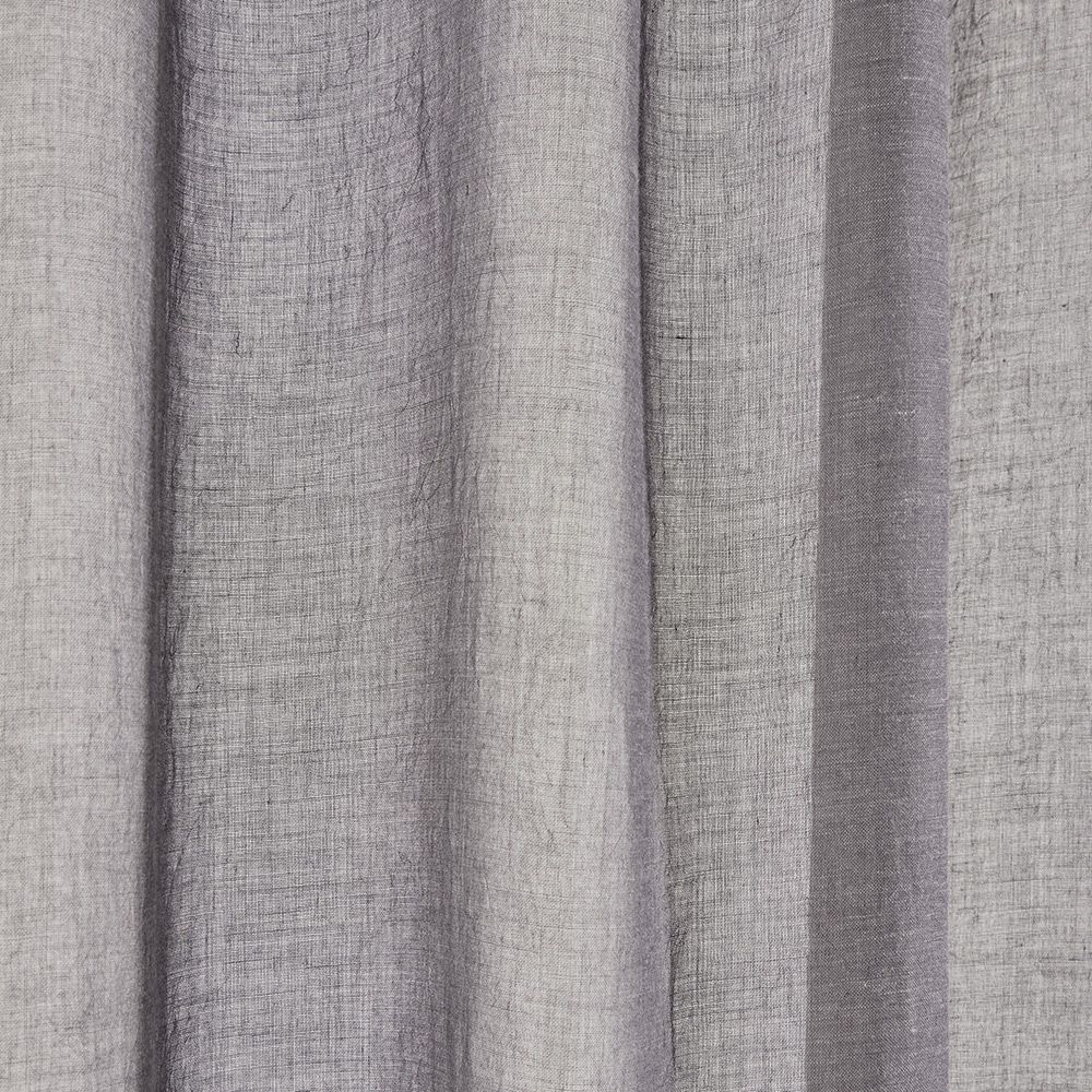 Voilage à oeillets gris foncé 140x240cm
