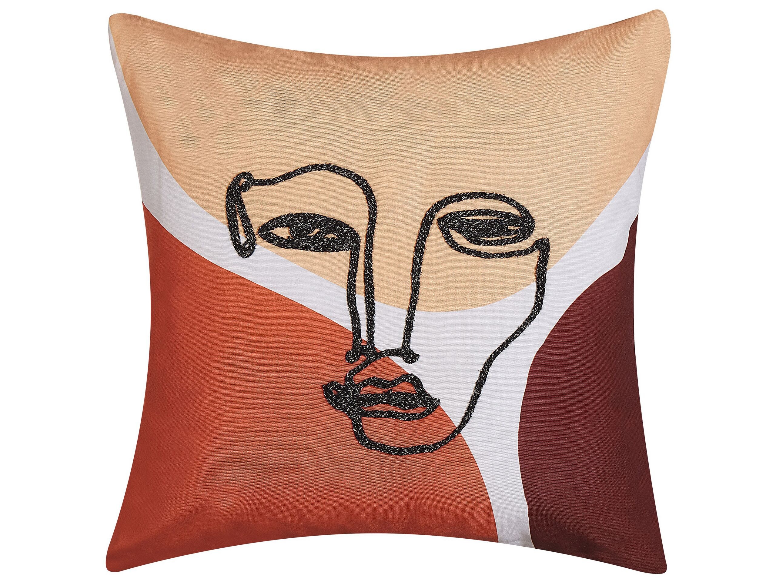 Poduszka dekoracyjna 45x45cm wielokolorowa