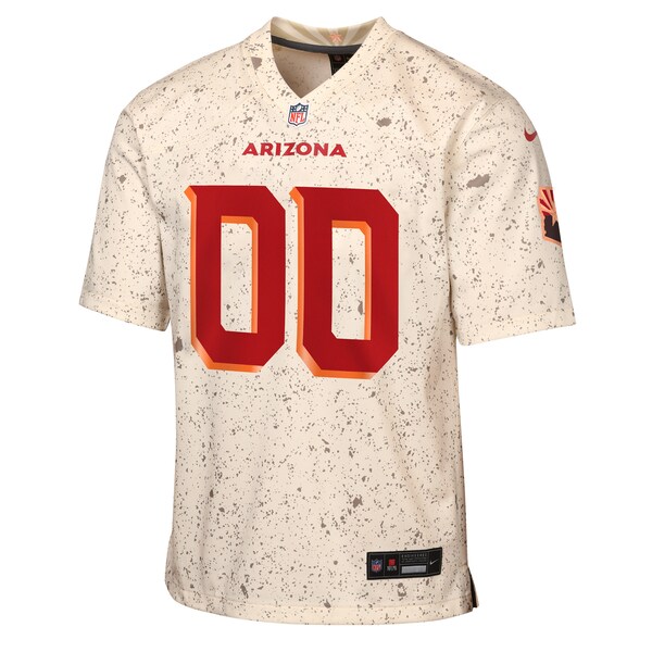 Arizona Cardinals Nike Youth 2025 Rivalries Collection Custom Game Jersey - Natural
