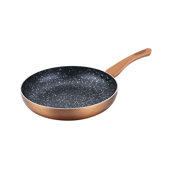 Lot de 3 Poêles en pierre 20 24 28cm Induction cuivre Cenocco CC2001-COP