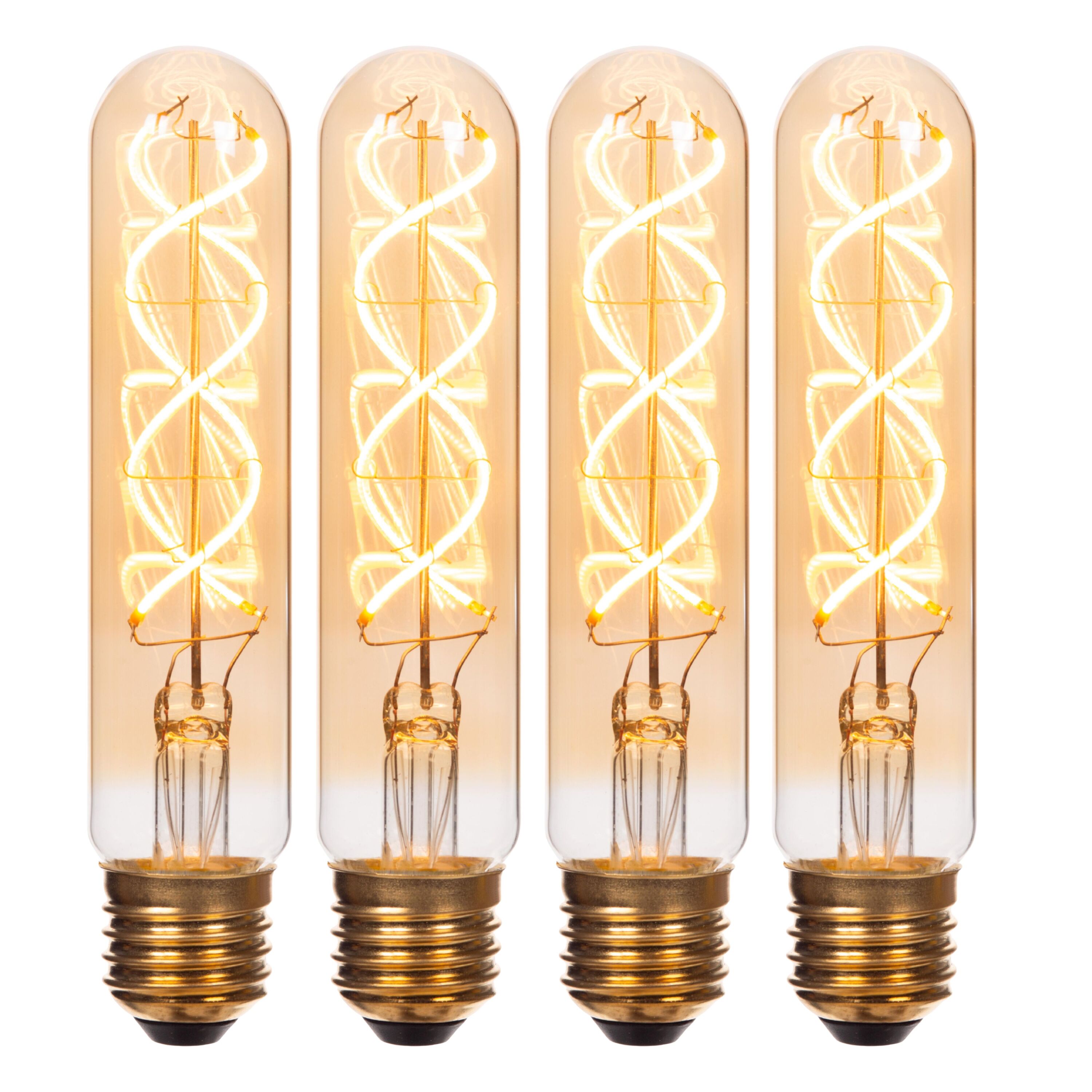 Lucide T32 Filament lamp - Amber (set van 4)