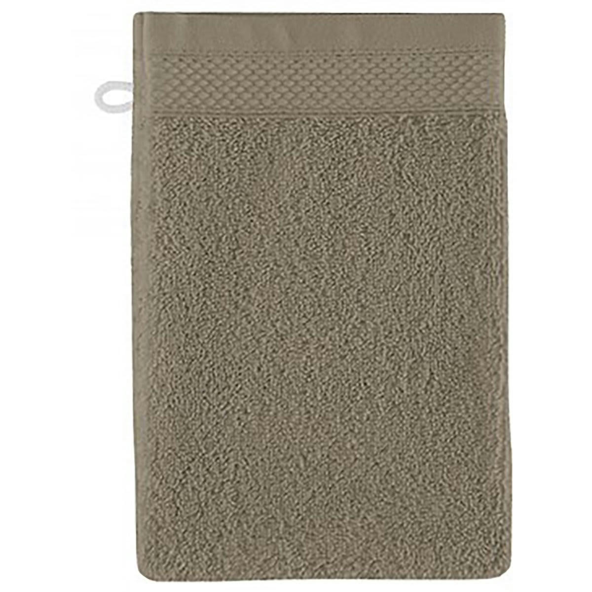 PÉTALE - Gant de toilette coton lichen 16x22 cm