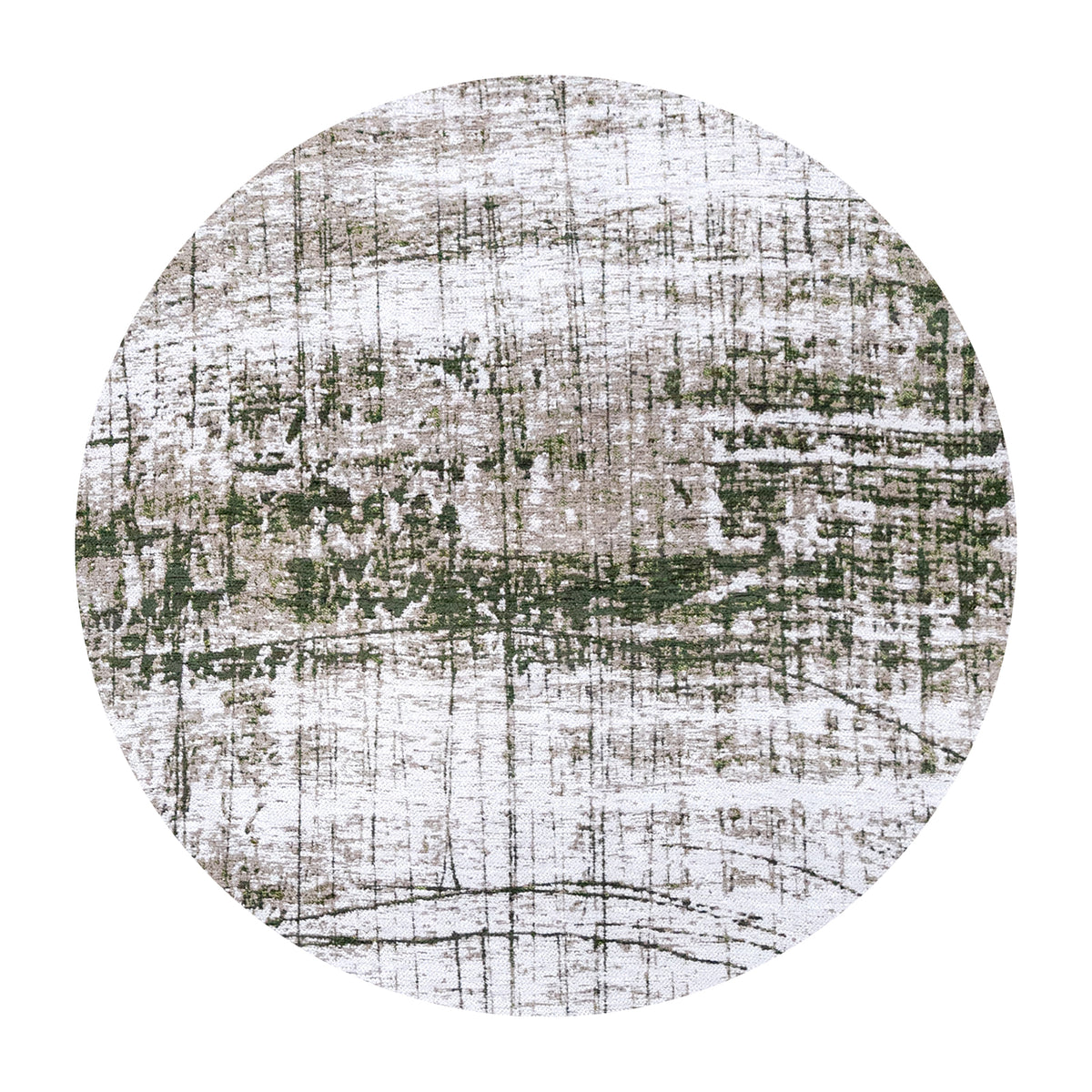 Ecorugs vloerkleed Central Green - groen - 140x140cm