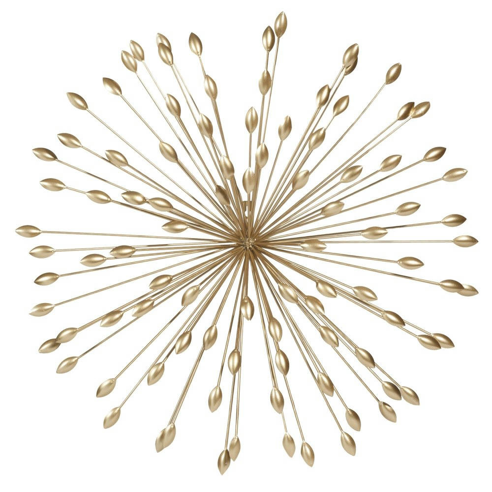 DAYMA - Déco murale en métal doré D70