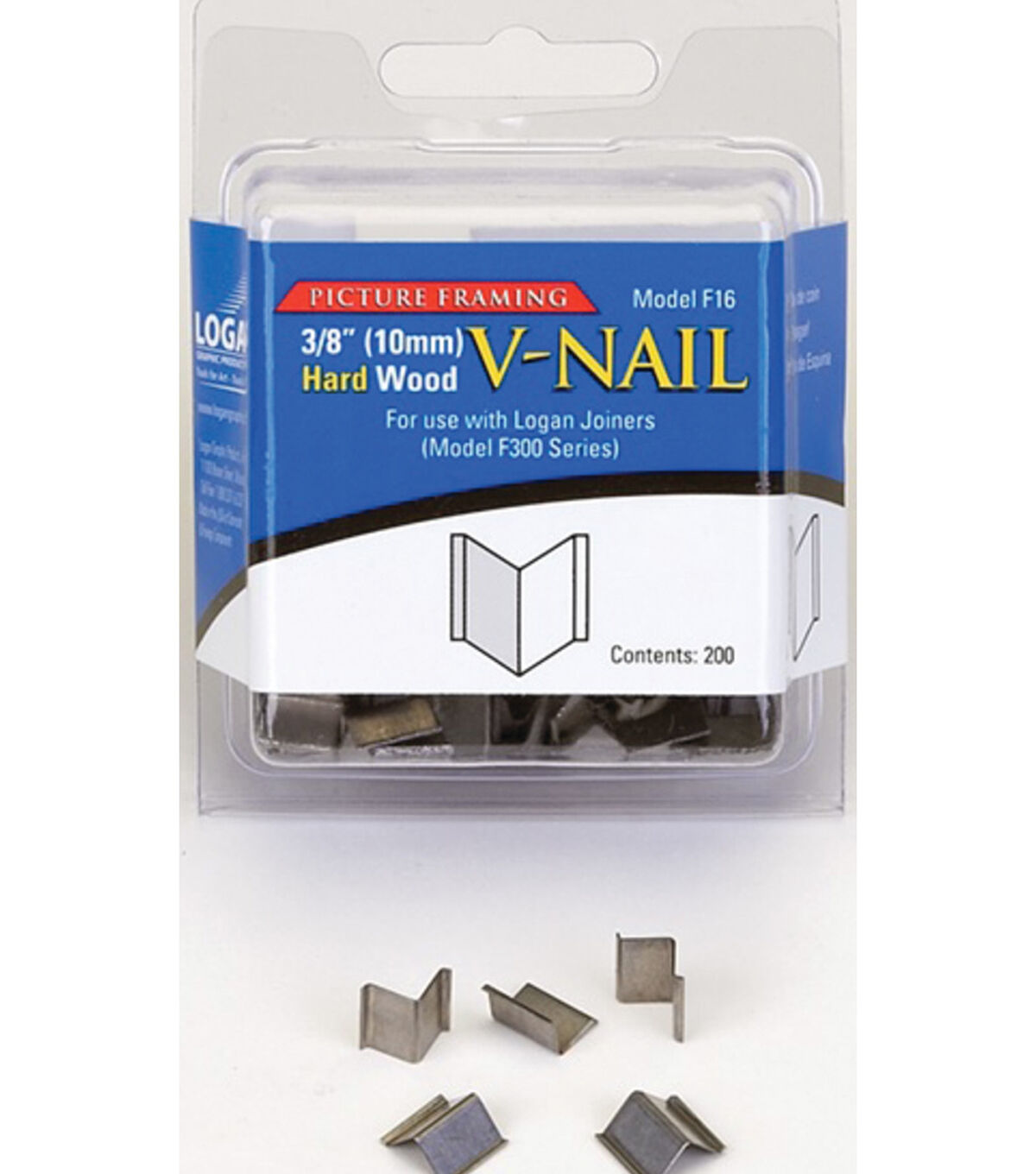 Logan 10mm Hard Wood V Nails 200pc