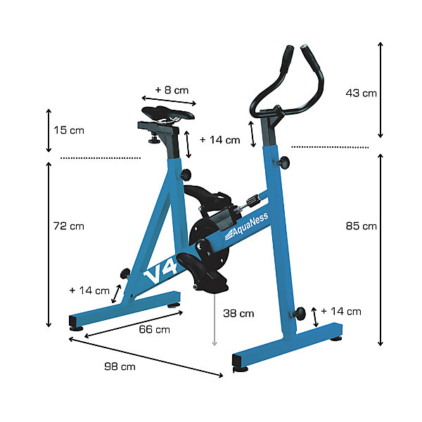 Aquaness - Aquabike V4 - Vélo de piscine