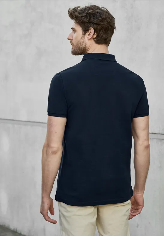 Piqué-Poloshirt mit Logo
