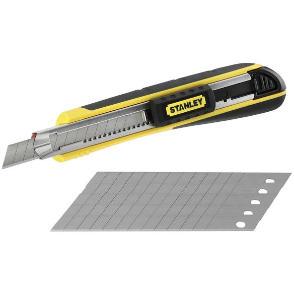 Cuttermesser »0-10-475«, für allgemeine Schneidearbeiten, gelb