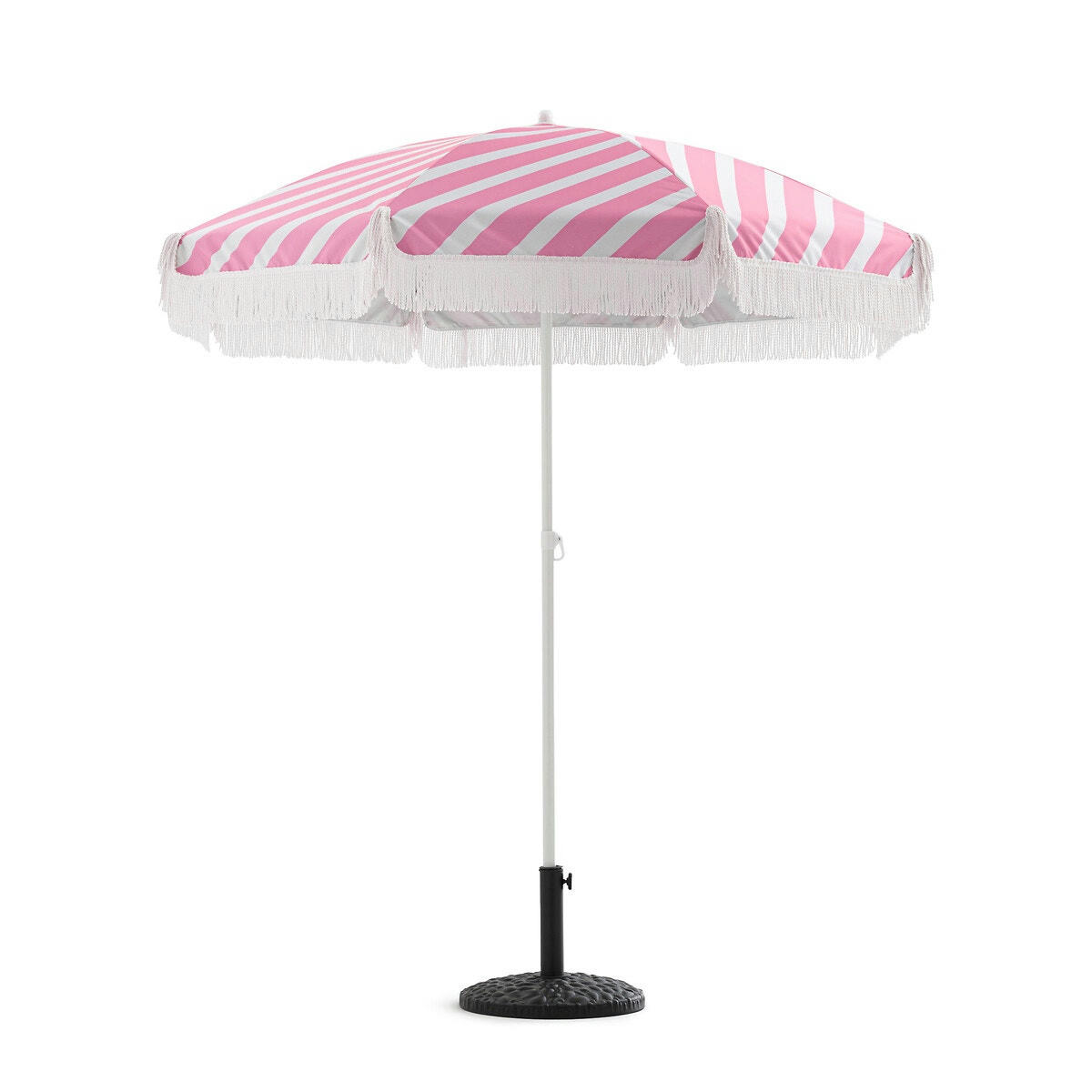 Parasol rayé bicolore
