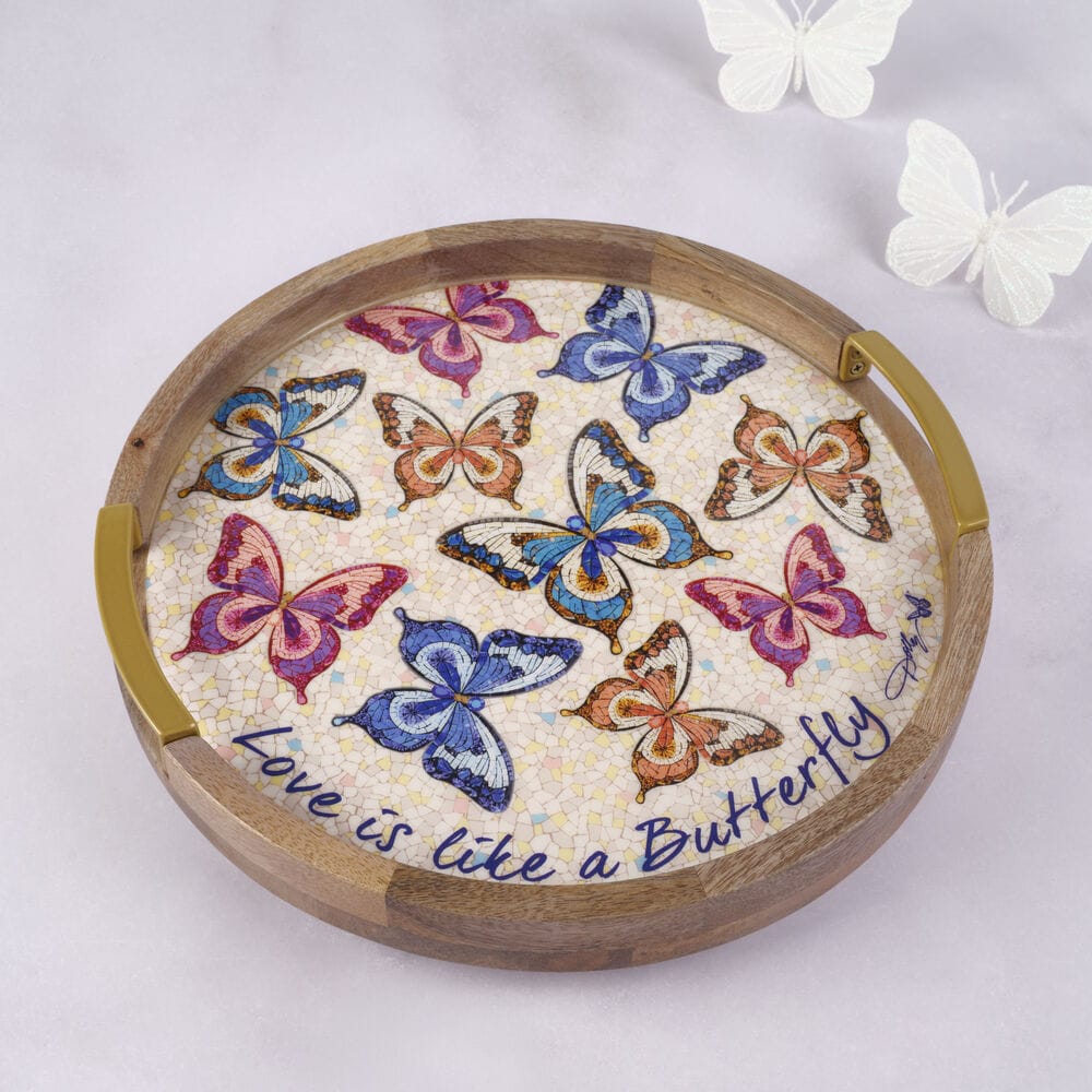 Dolly Parton Mosaic Lazy Susan Serve Tray