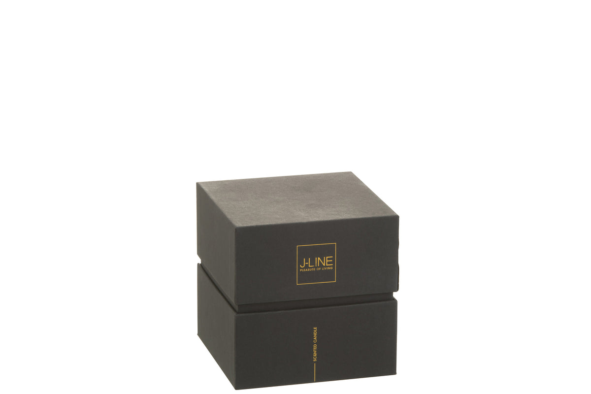 J-Line geurkaars Luxuria - Vanilla Escape - glas - goud - small - 40U