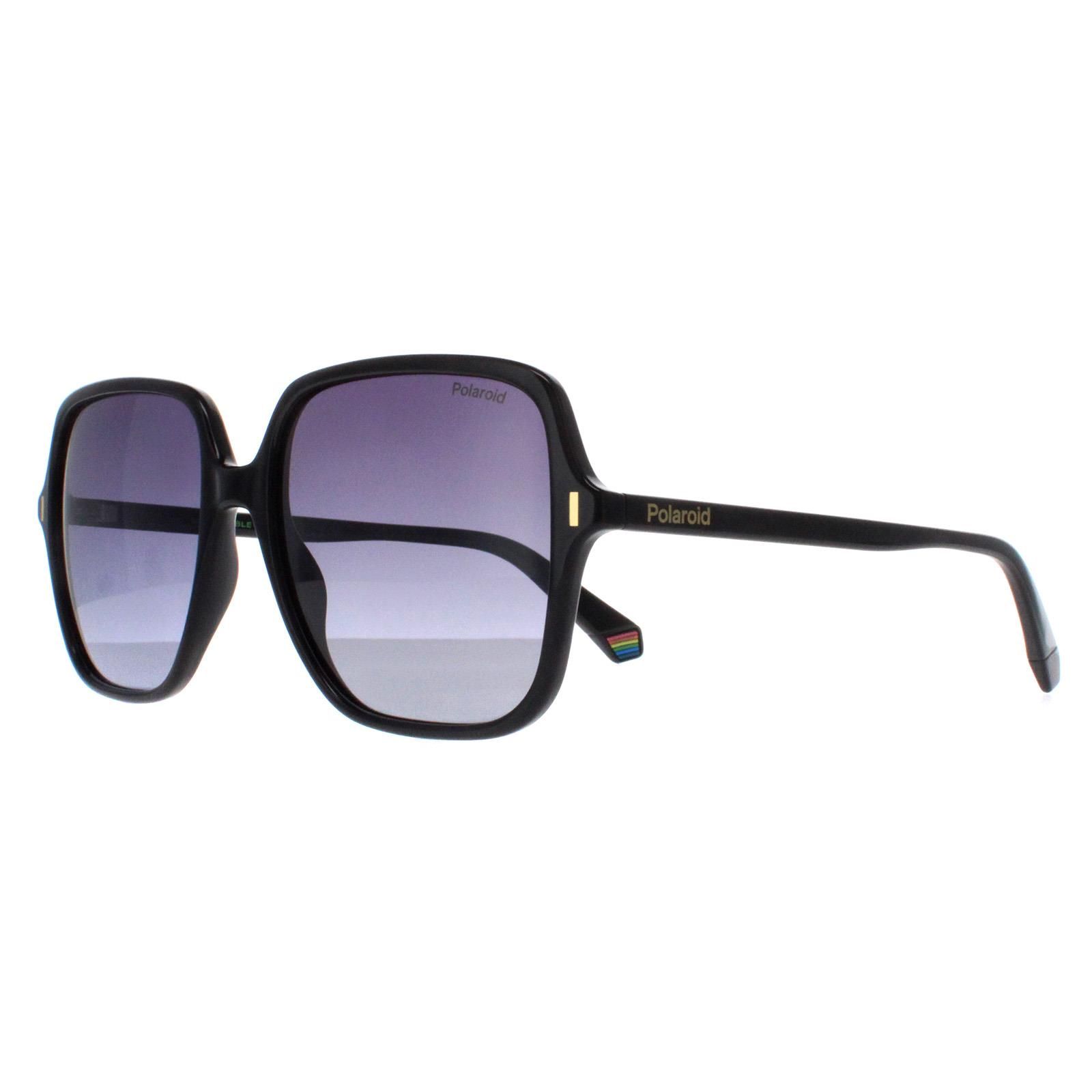 Polaroid Square Black Grey Gradient Polarized PLD 6219/S
