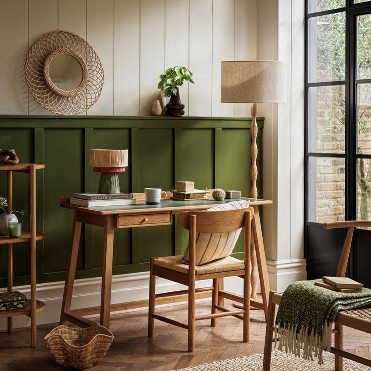 Habitat Hanna Pair of 2 Oak Dining Chairs - Natural