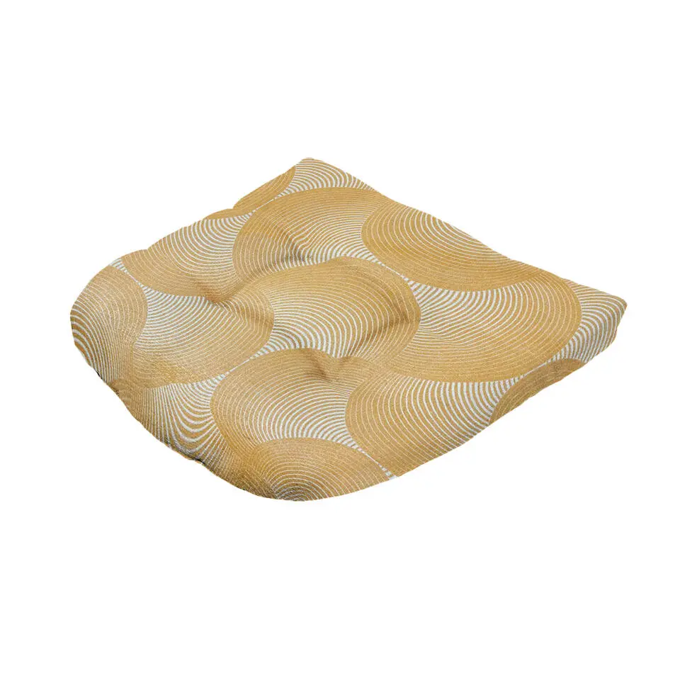 Madison - Zitkussen Napels - Geel - 46x46x6cm - Set van 4