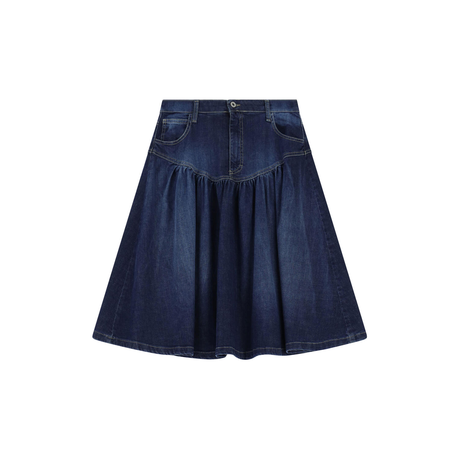 Skirt, blu denim
