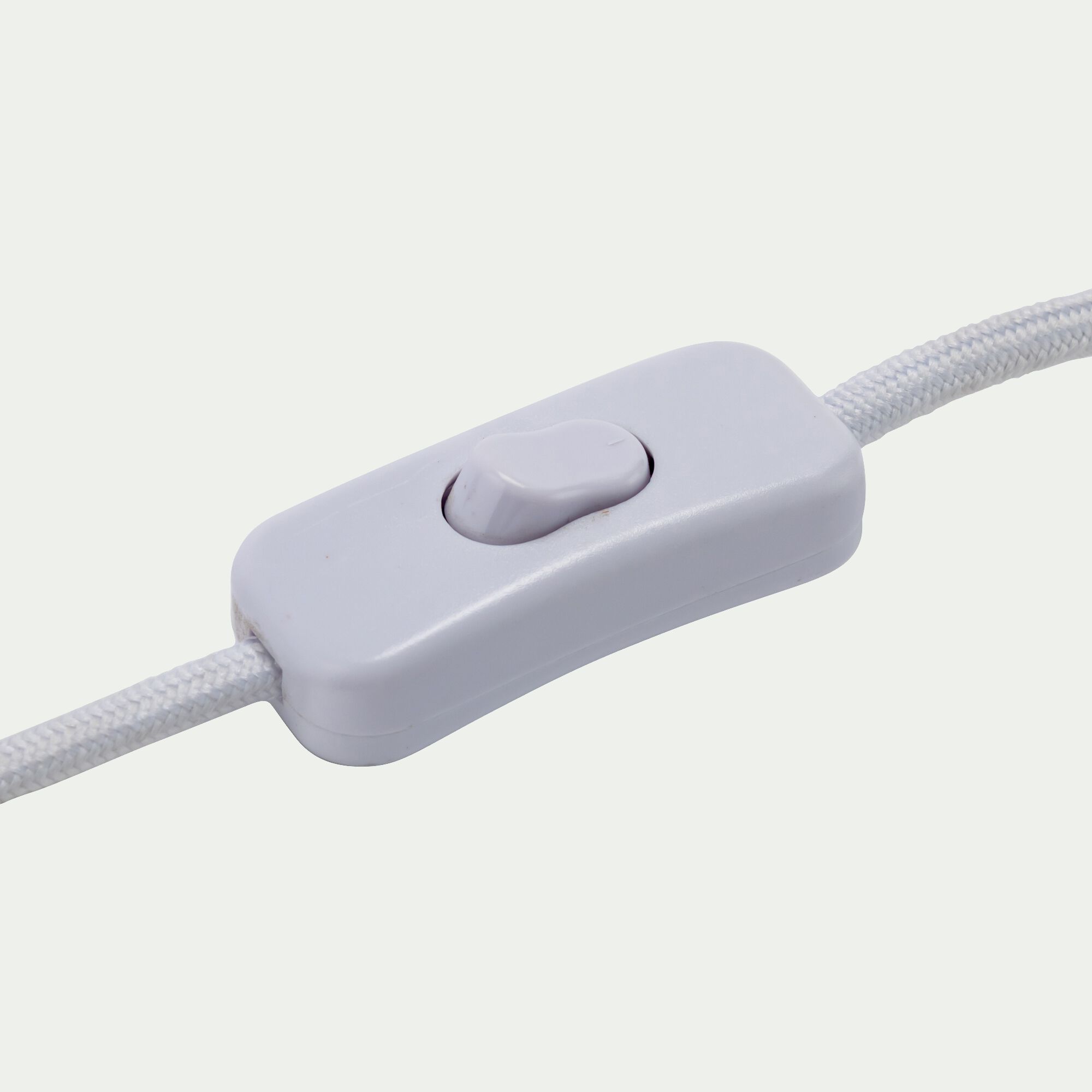 NINO - Pied de lampe électrifié en grès H40,5cm - beige