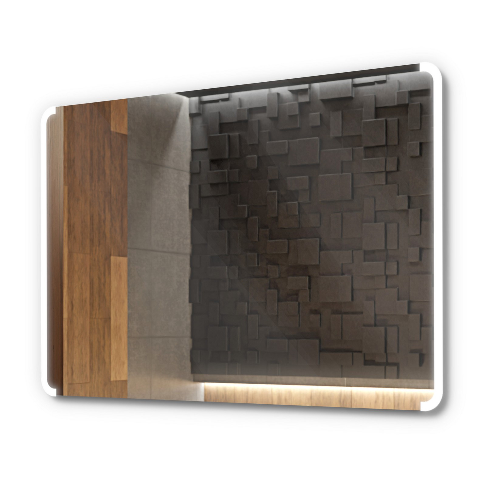 Lustro Podświetlane Led Seattle-70Cm, 50Cm