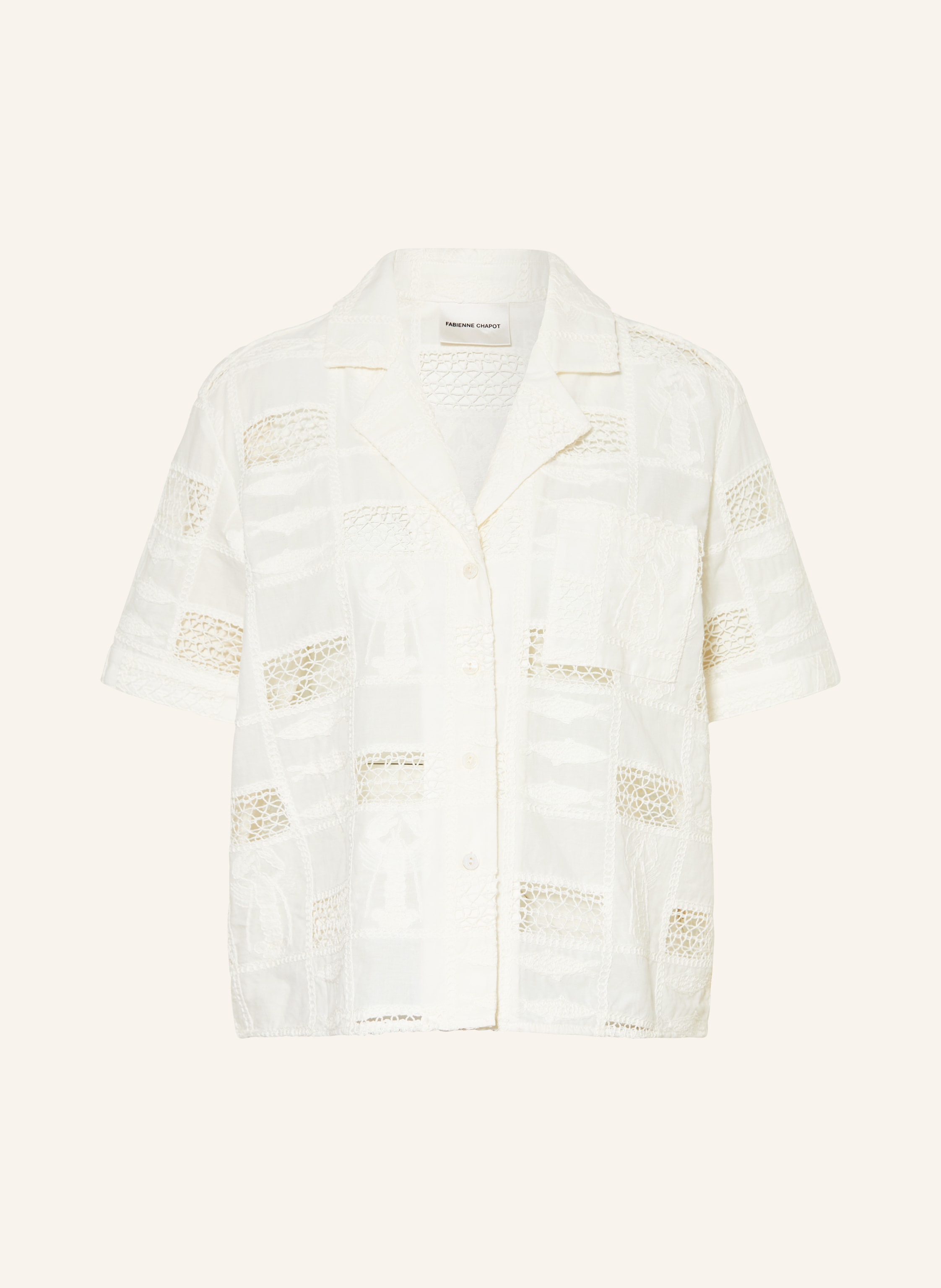 FABIENNE CHAPOT Bluse FARIDA mit Lochspitze und Stickereien