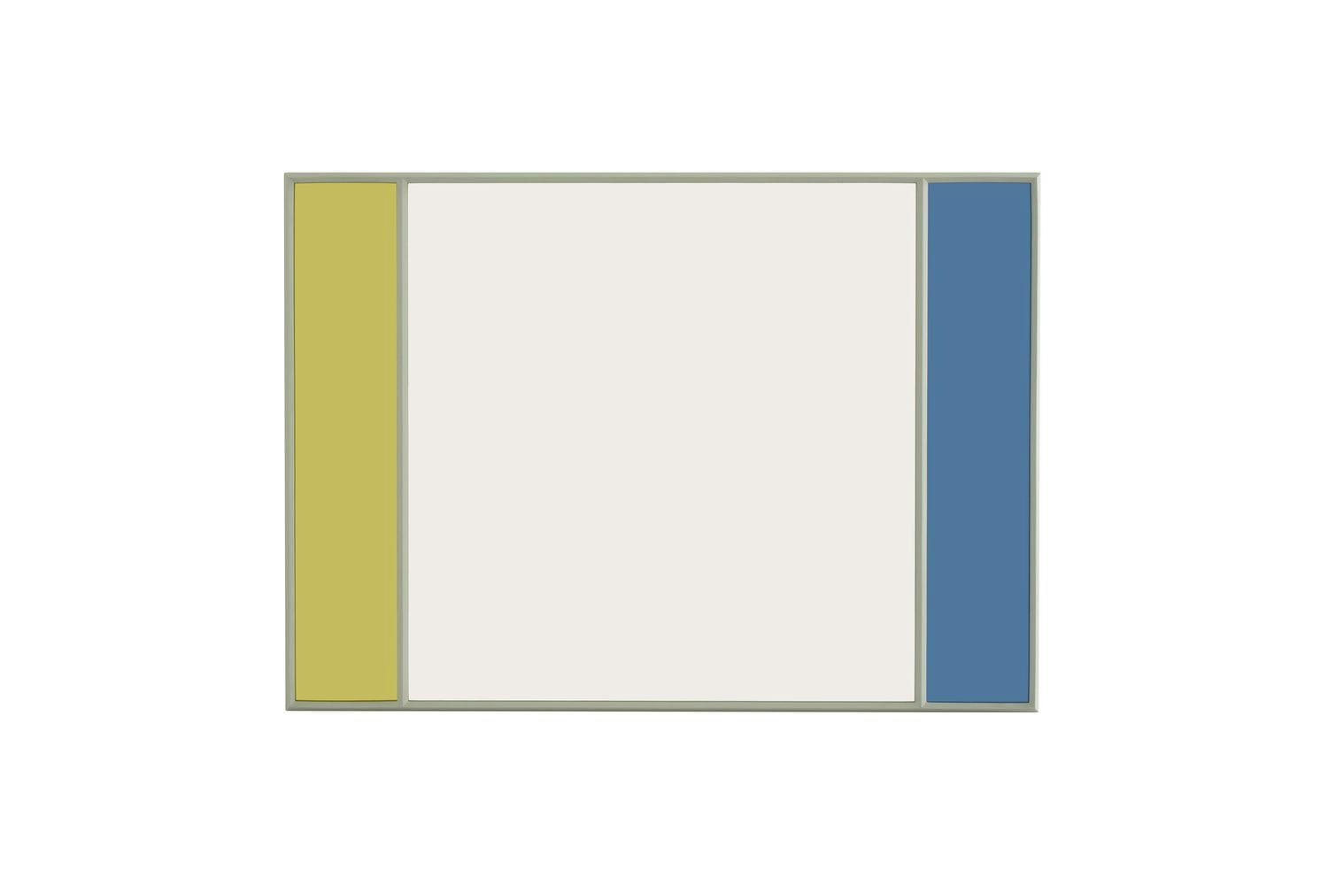 VITRAIL - Miroir vitrail rectangulaire gris clair 50x70cm