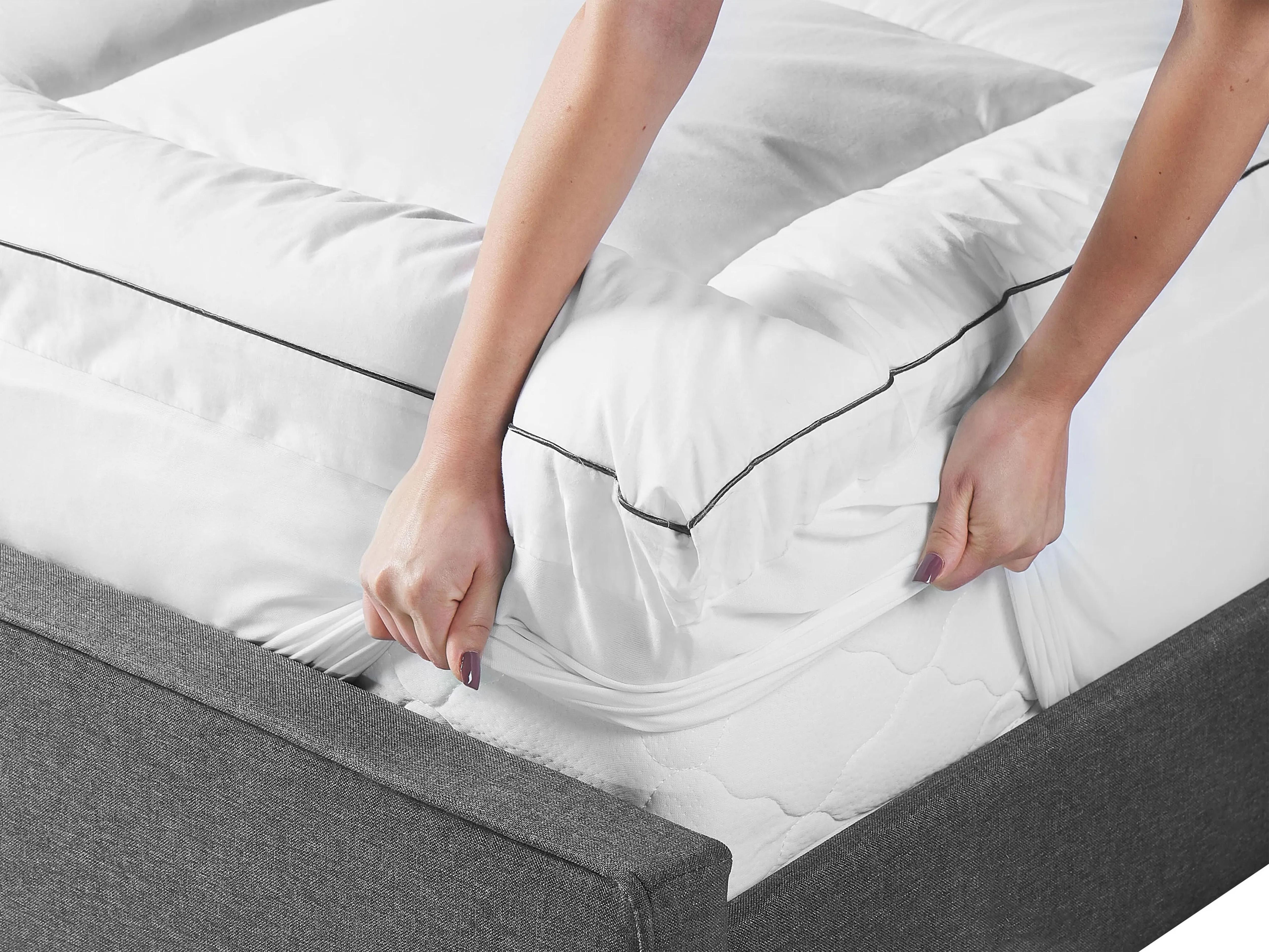 Polyester Mattress Topper MULHACEN 120 x 200 cm (EU Small Double)