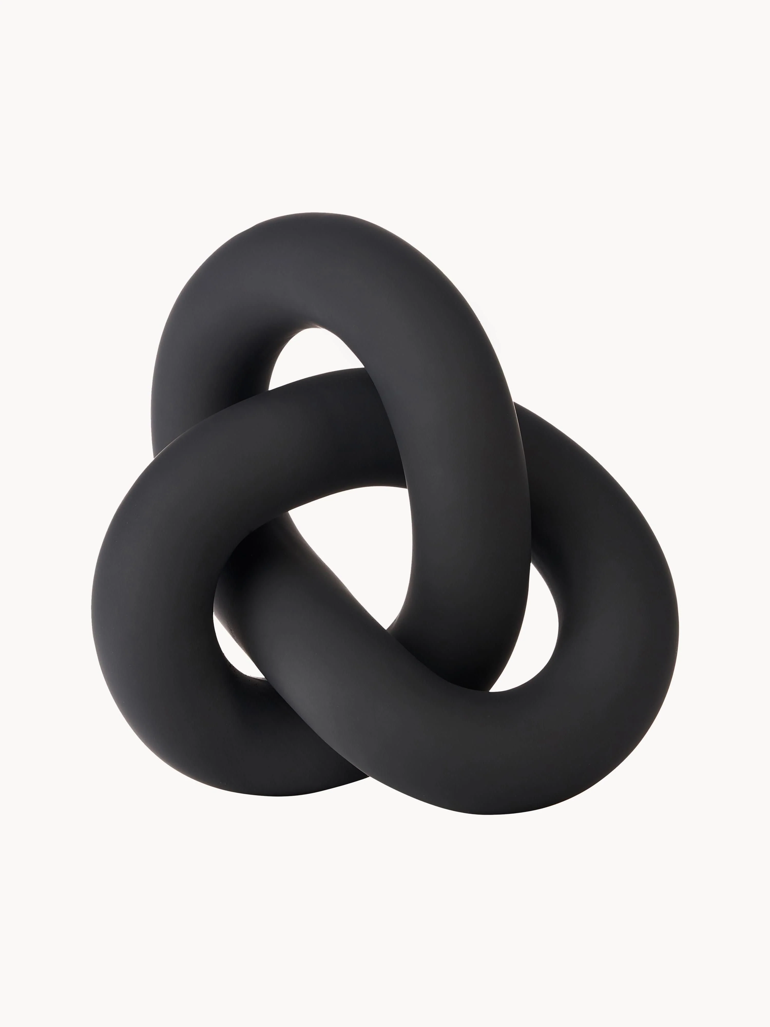 Handgefertigtes Deko-Objekt Knot, H 6 cm