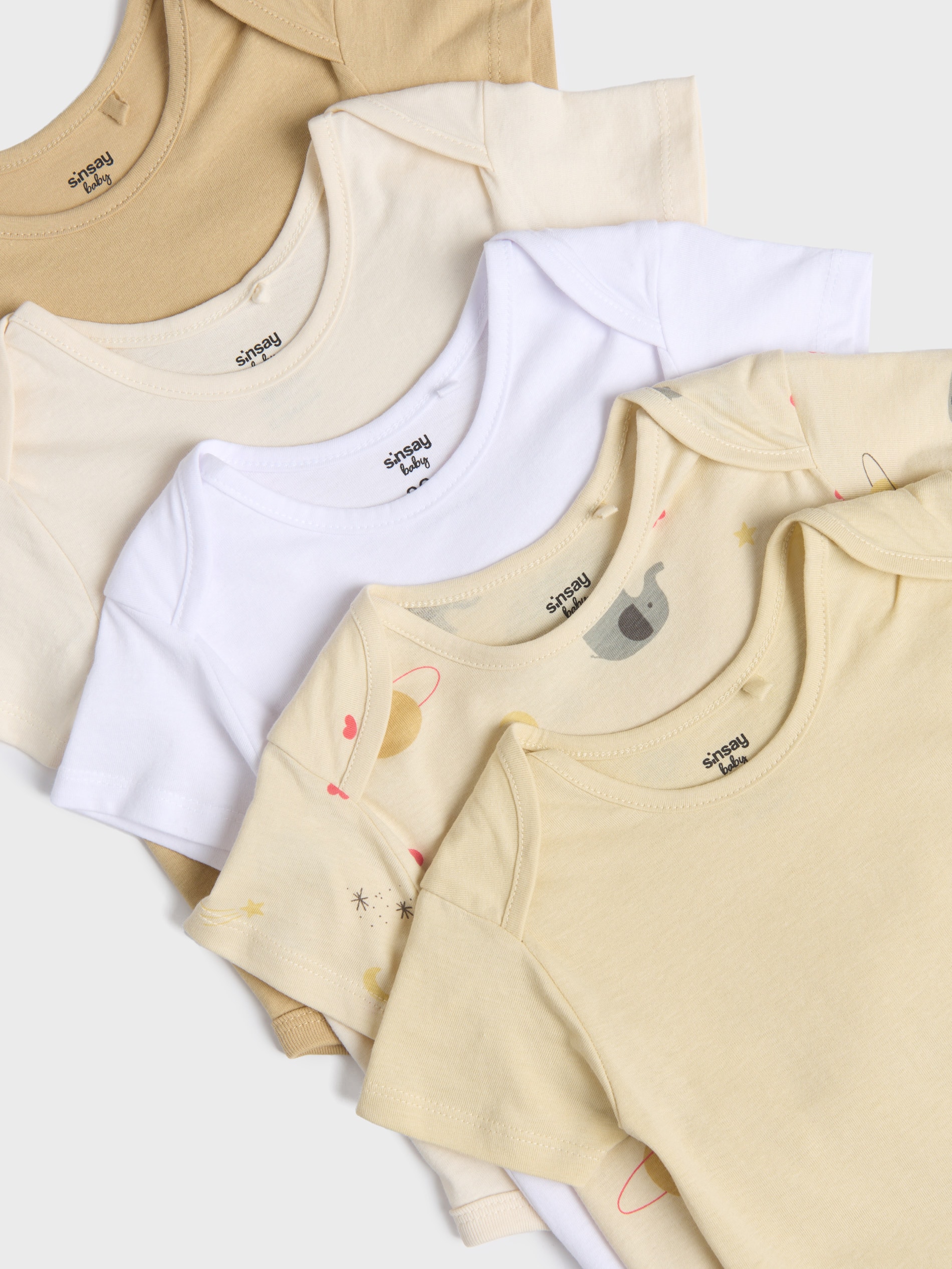 Body z motywem zwierzęcym 5 pack