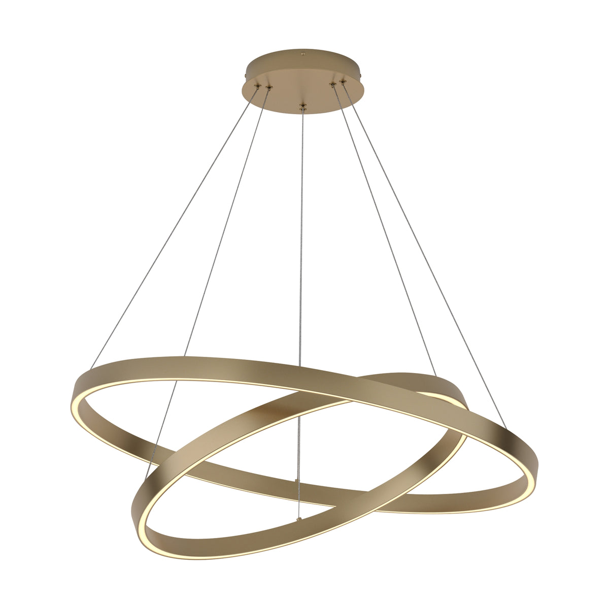 Maytoni - Hanglamp Rim - Messing - Ø80