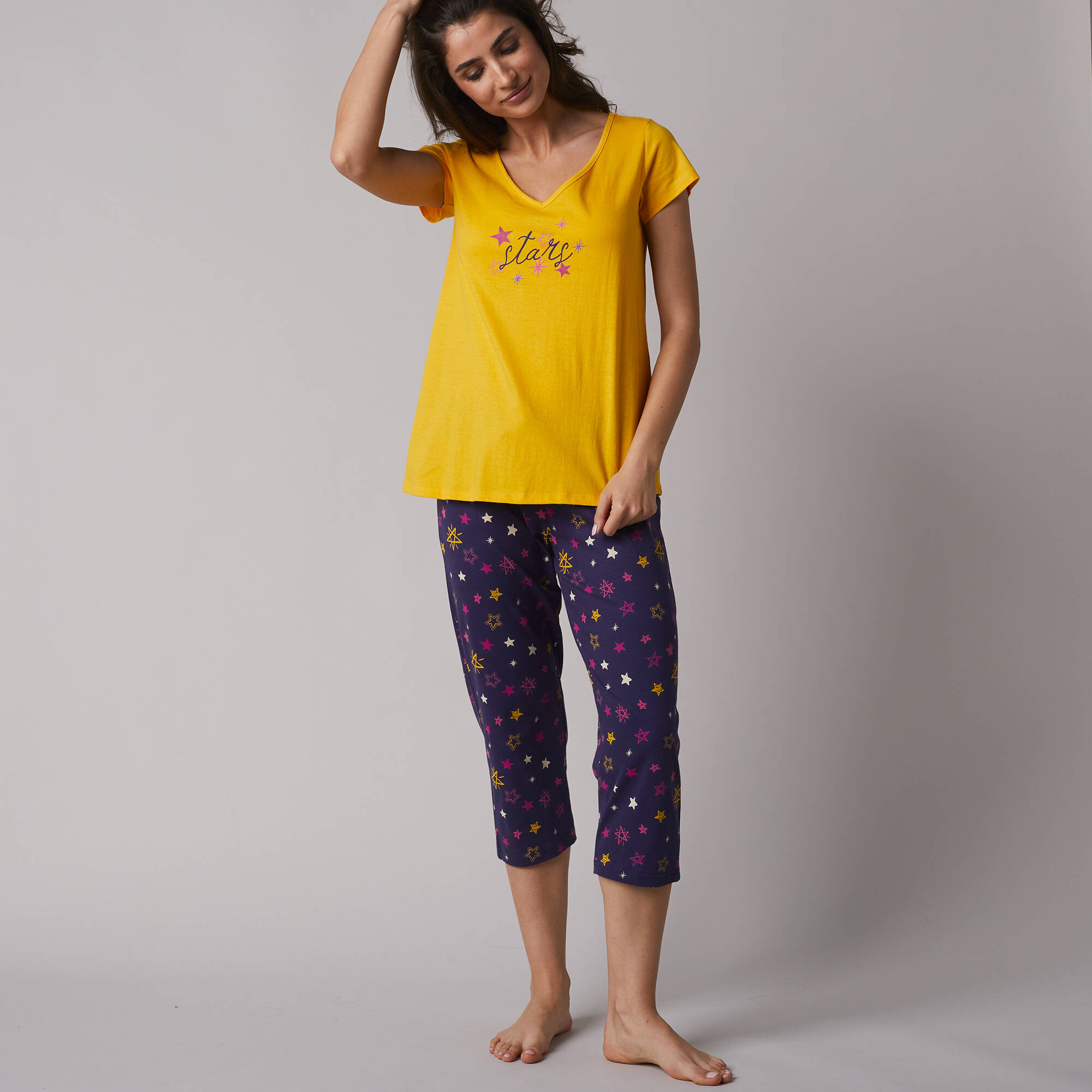 T-shirt de pyjama manches courtes imprimé Estrella