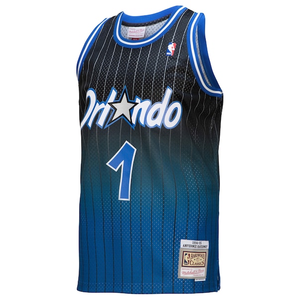Penny Hardaway Orlando Magic 1994/95 Hardwood Classics Fadeaway Swingman Player Jersey - Royal/Black