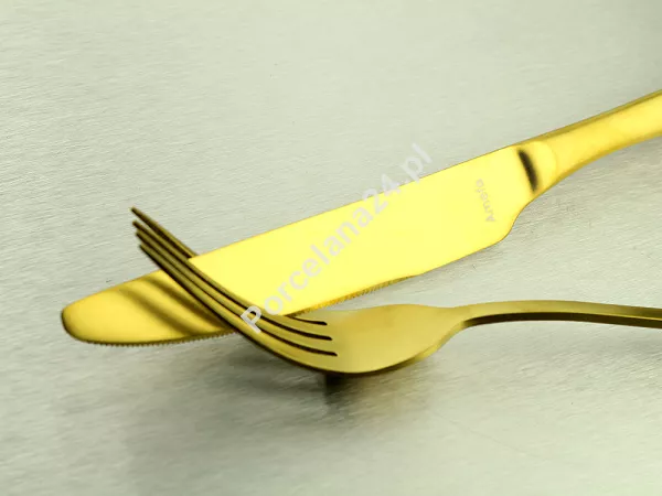 Nóż stołowy 23,6 cm Amefa - AUSTIN Złote