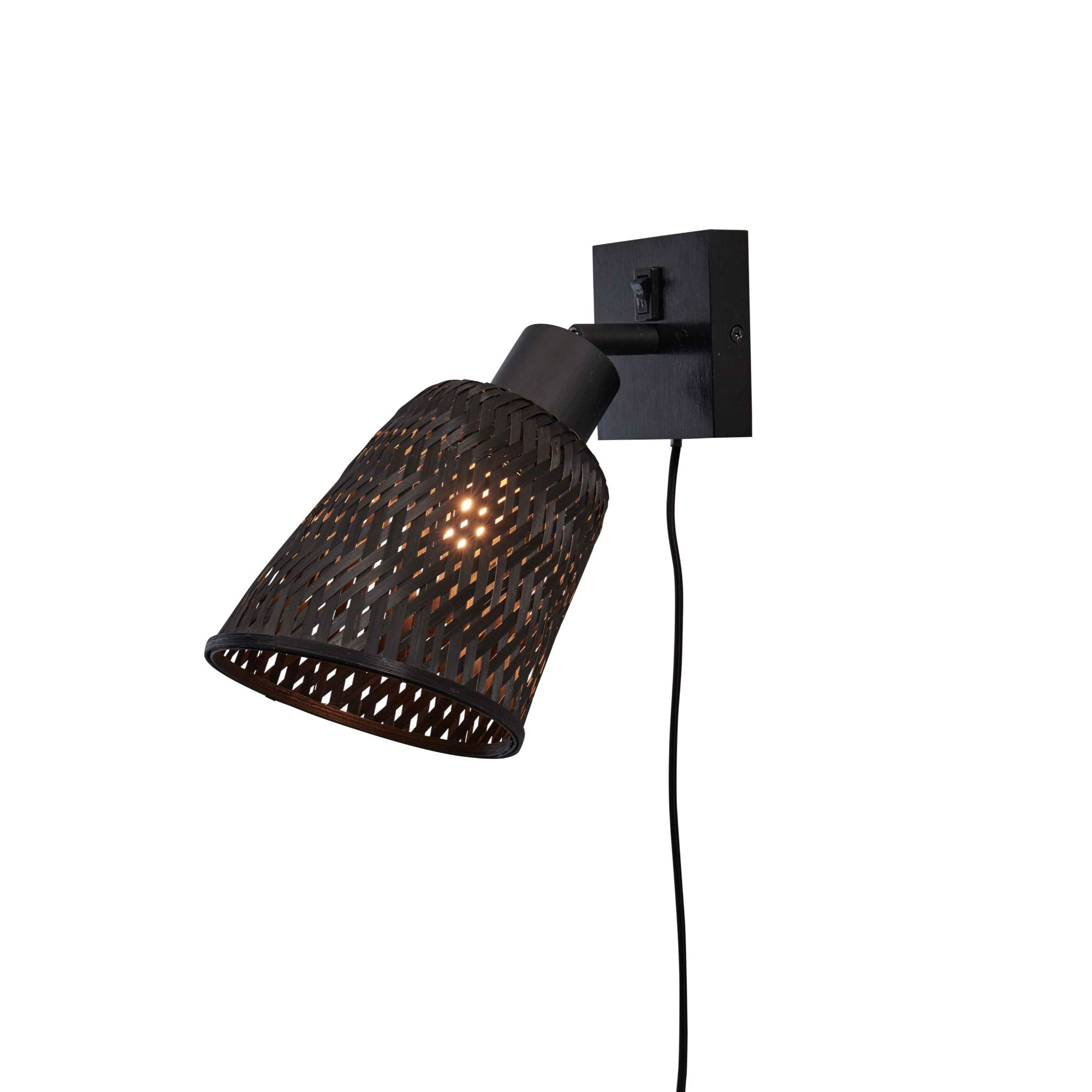GOOD&MOJO wandlamp Java - zwart - Ø15cm