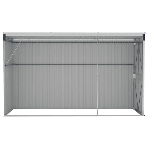 NNEVL Wall-mounted Garden Shed Anthracite 118x288x178 cm Steel